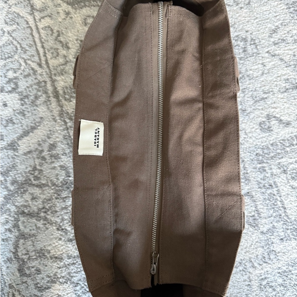 Isabel Marant Yenky Zipped Brown Tote - Picture 4 of 6
